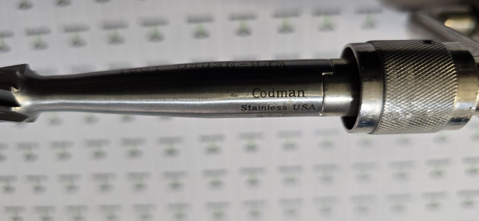 Codman Surgical Hudson Brace Hand Drill W-2 Attachments Orthopedic Instruments