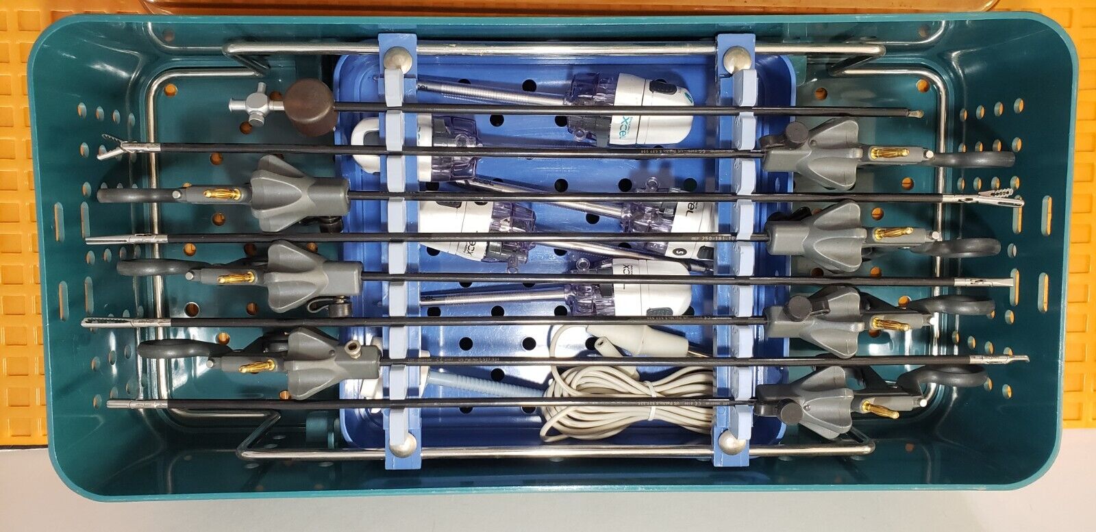 Stryker Laparoscopic 5mm x 30cm Monopolar Instruments Set of 9 Reusable & Tray