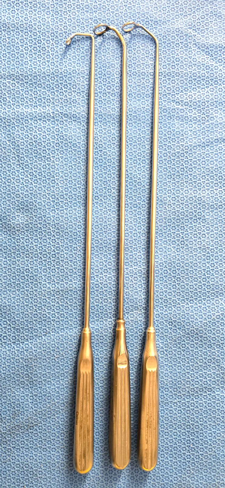 Codman Surgical Vein Stripper Angled Curette Set of 3