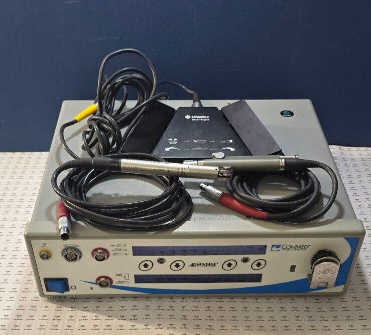 Conmed Linvatec D3000 Drive System With Foot switch & 2 Hand Pieces