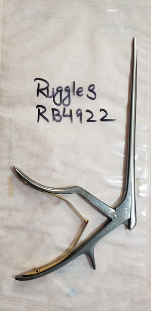 Ruggles RB4922 Surgical Orthopedic Kerrison Rongeurs 2mm Up 9" x40 Degree
