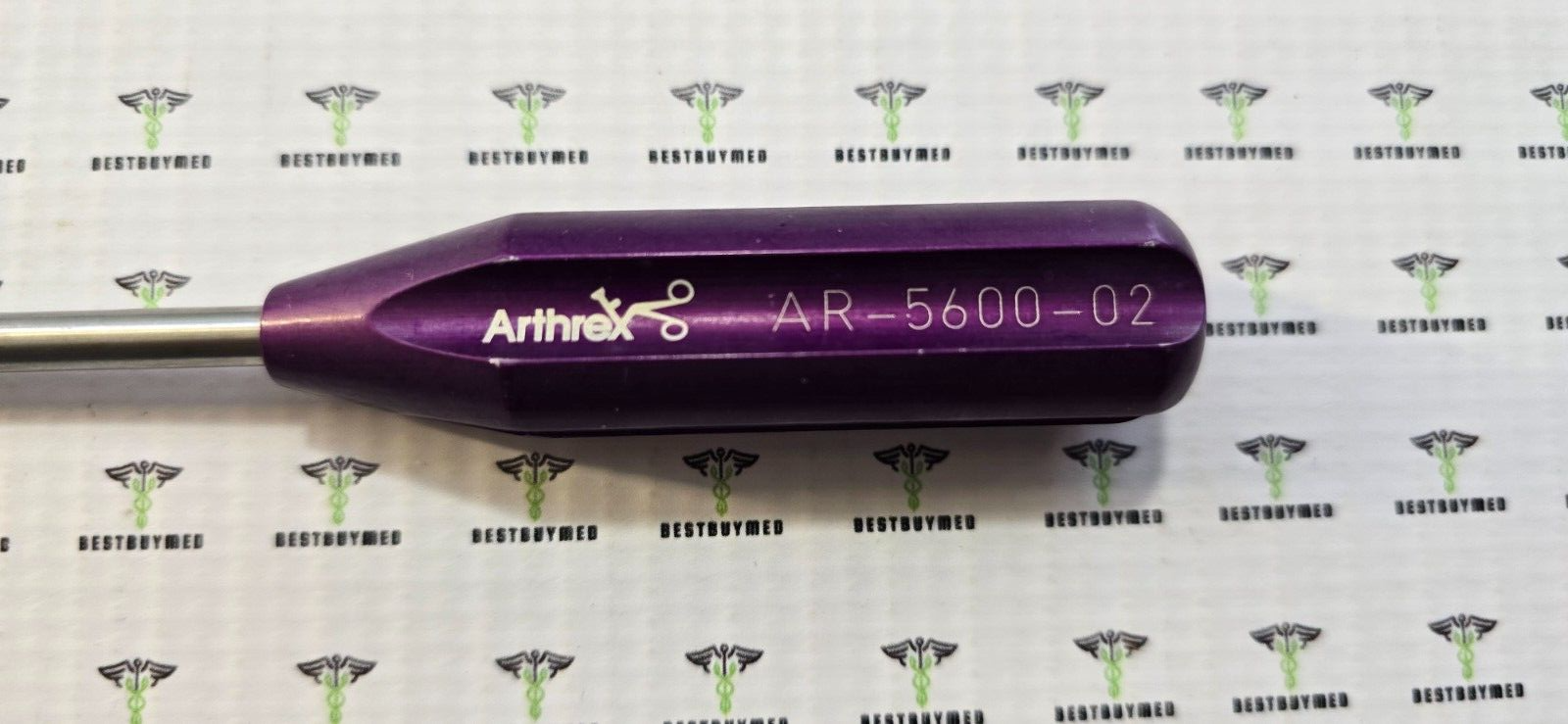 Arthrex Surgical Reusable 3mm OFFSET Instrument Purple handle  REF: AR-5600/ 02
