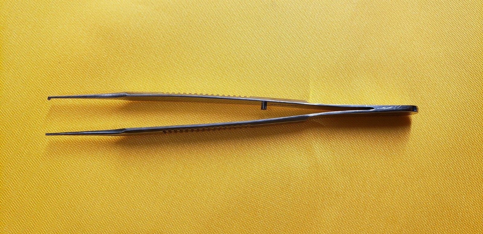 SSI Ultra 60-1534 Surgical Ophthalmic Lester Fixation tissue Forceps 1x2 teeth 