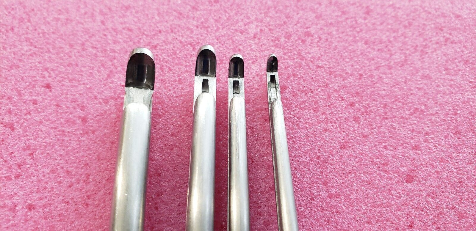 SSI Orthopedic Kerrison Rongeurs 8" Shaft 2,3,4,5mm 40 Degree Set of4 Detachable