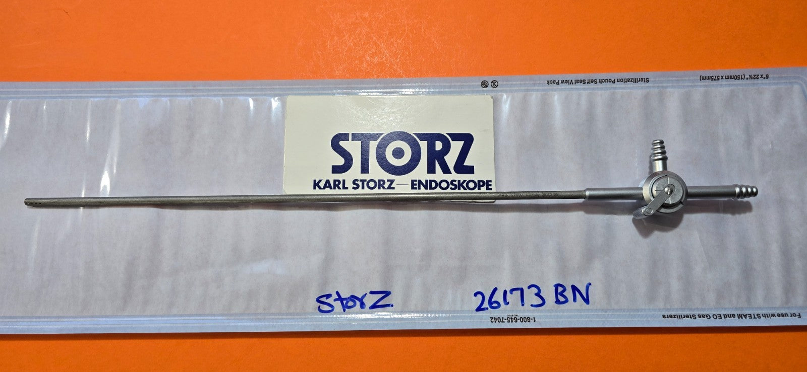 Karl Storz Surgical Suction Irrigation Tube 40cm with Stoper