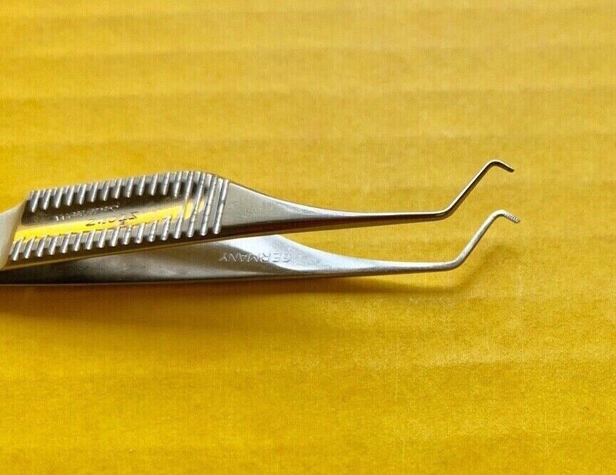 Storz Ophthalmic Botvin Iris Forceps Bayonet Tip REF: E-1477