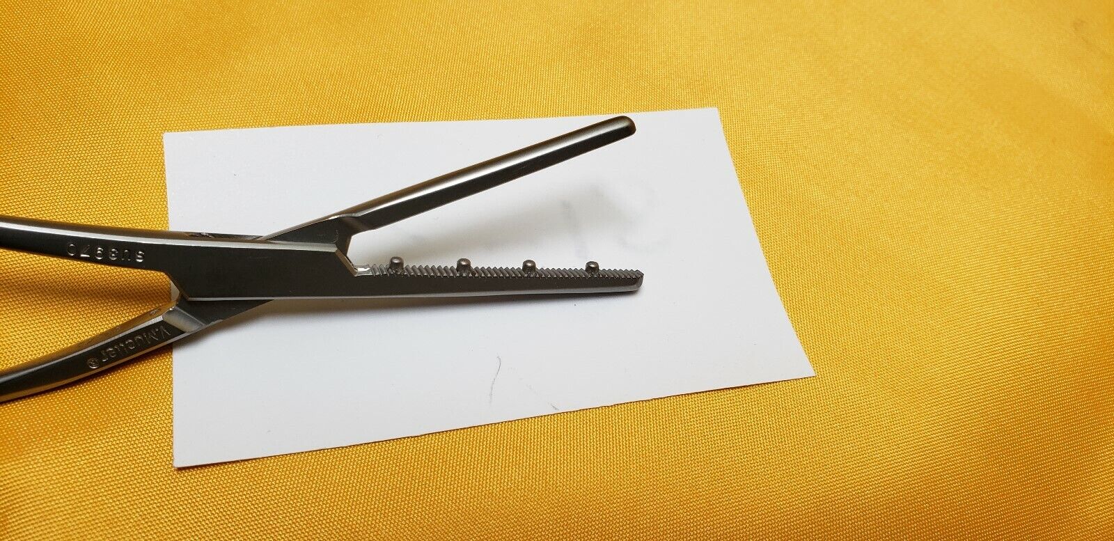 V. Mueller SU3970 Surgical MASTIN Muscle Clamp 6.5" Curved Shanks