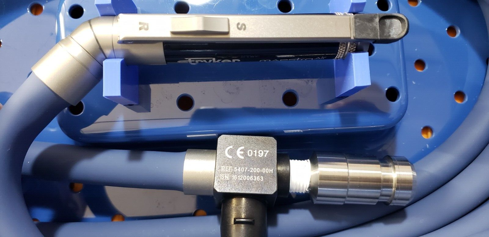 Stryker 5407-200-00H CORE Maestro Drill Hand Switch & 6 Attachments W-Tray