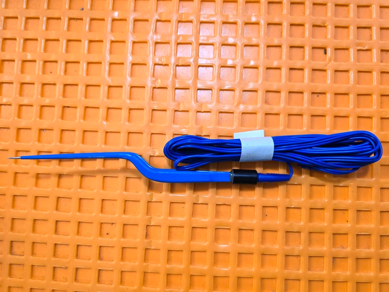 Turtle Surgical Bayonet Bipolar Forceps 7" Blue Coated & Bipolar Cord