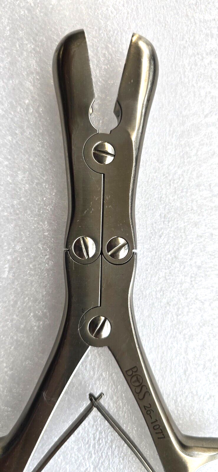 BOSS 26-1077 Surgical Stille-Luer Rongeurs 10" Straight Orthopedic Instruments