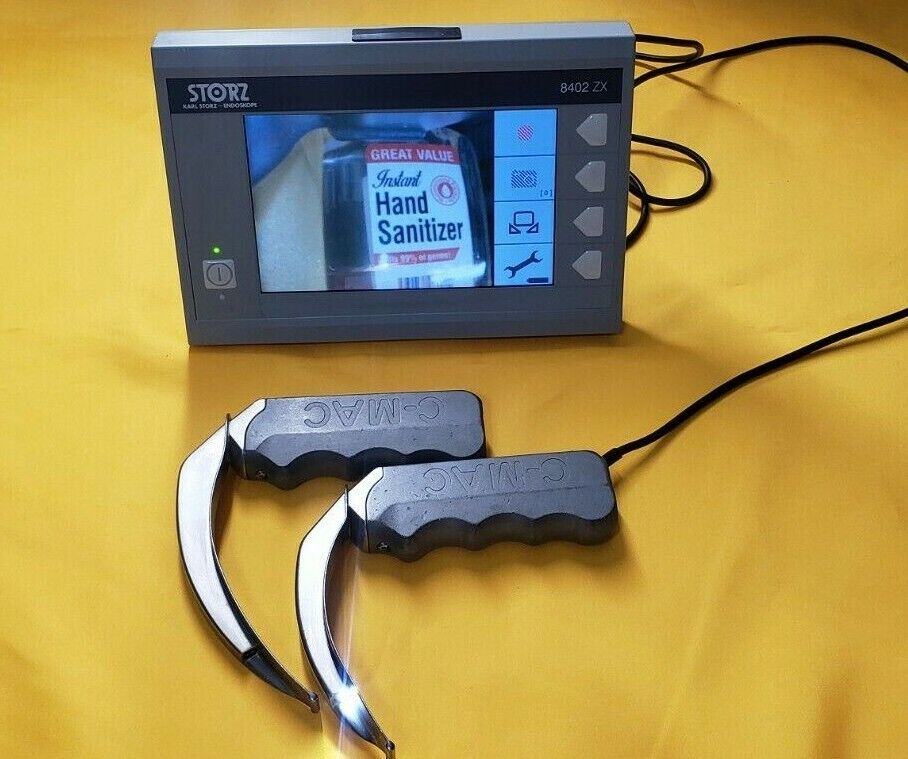 Karl Storz C-MAC System 8402XZ Monitor 8402X Module Laryngoscope Blades