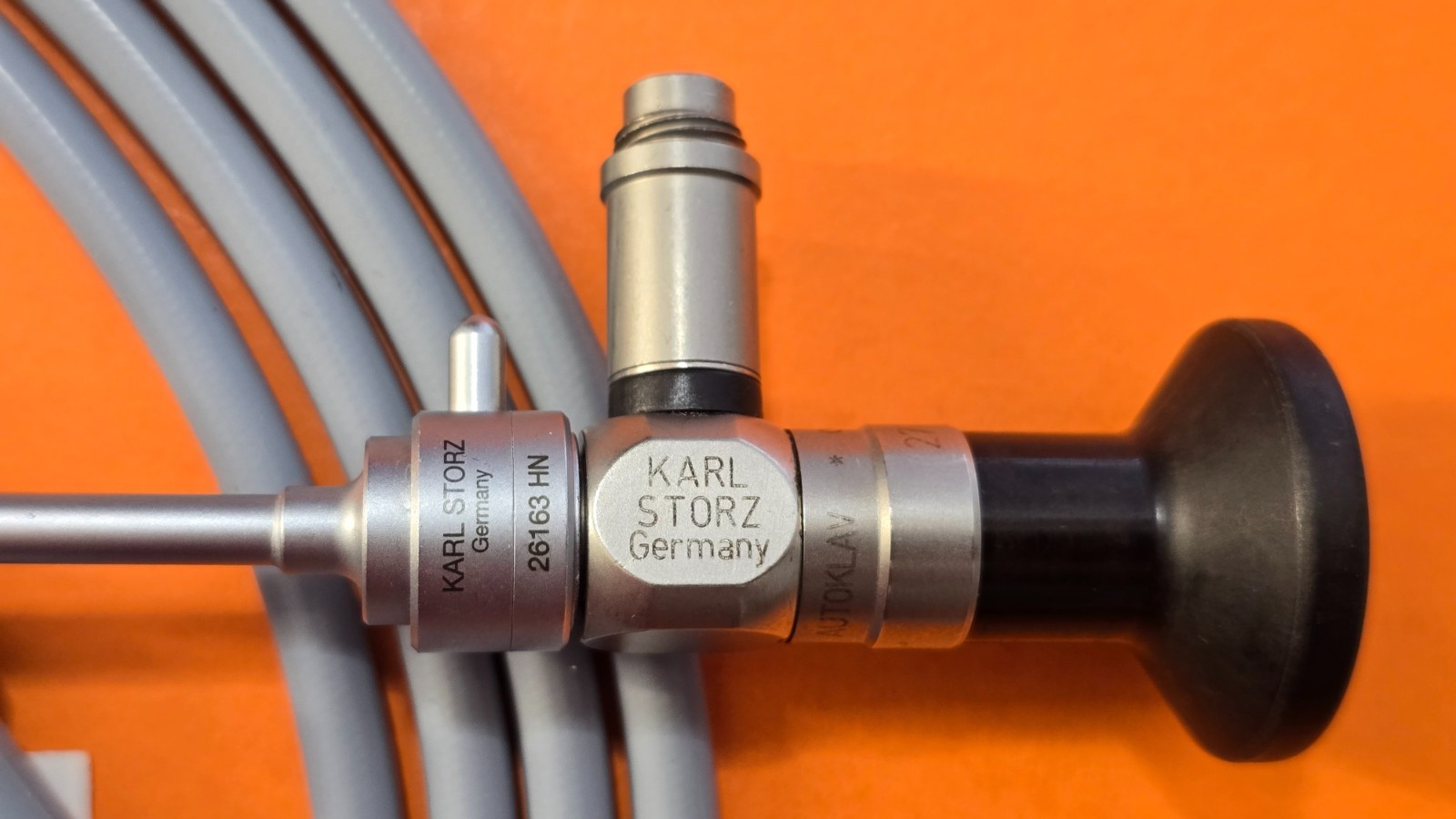 Karl Storz 27005 FA telescope 4mm x 12* & Sheath  495ND Fiber Optic Cable.