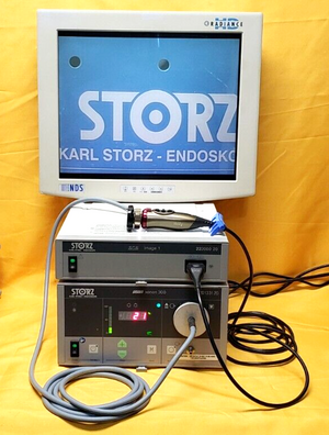 Karl Storz IMAGE 1 Camera 22220140 ,22200020 Xenon 300 Light Source &495NE Cable