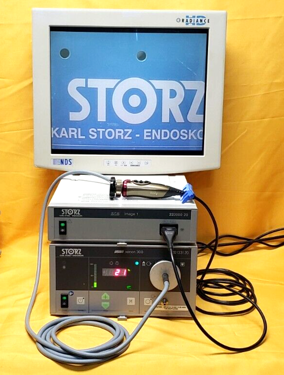 Karl Storz IMAGE 1 Camera 22220140 ,22200020 Xenon 300 Light Source &495NE Cable