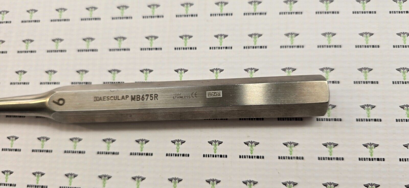 Aesculap Surgical Orthopedic Hibbs Osteotome 6mm Straight 9.5"