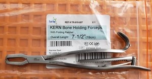 Turtle Surgical Orthopedic KERN Bone Holding Forceps 7.5" W- Ratchet