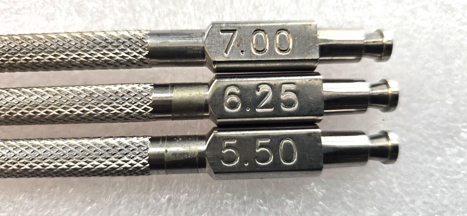 AcroMed Surgical Orthopedic Modular Tap 5.50mm, 6.25mm, 7.00mm Set of 3