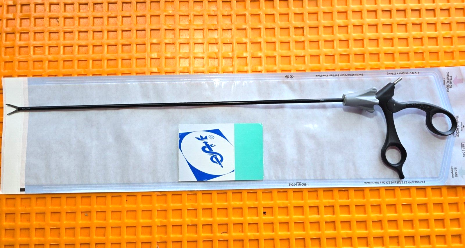 Aesculap Surgical Monopolar Metzenbaum Scissor 5mm x 43cm Curved Rotating Shaft