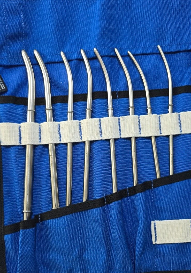 Codman Surgical Hank Dilators Set of 6 Double Ended in Case.
