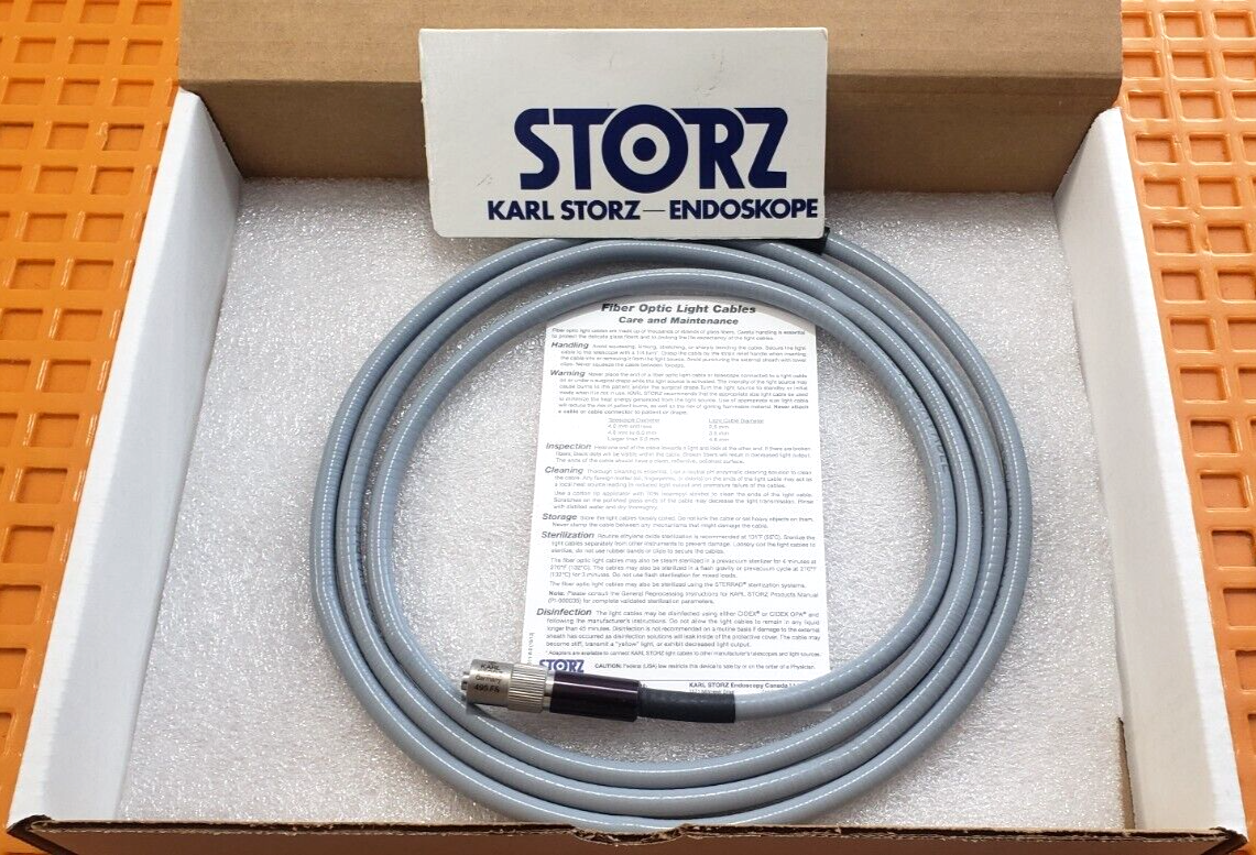 Karl Storz 495FS Fiber Optic Cable / Fluid Light Cable 2mm x 220cm