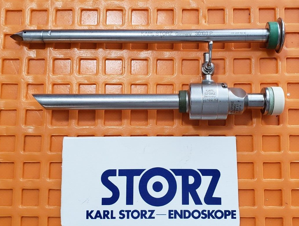 Karl Storz 30103 A1 Laparoscopy Endo Tip Cannula 11mm Trocar with pyramid Tip