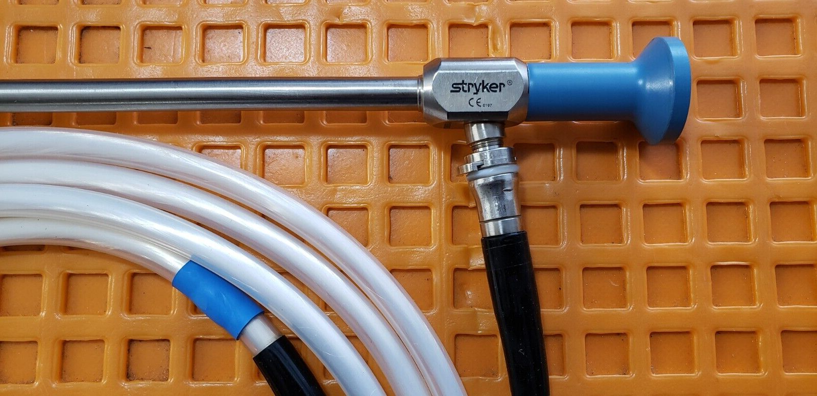 Stryker 502-457-010 Laparoscope 10mm x 0*  Autoclavable W- Fiberoptic Cable.