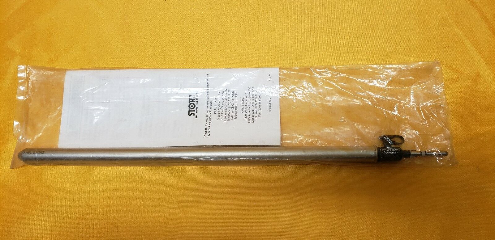 Karl Storz 33550 Click Line Sawalhe Outer Tube 15mm x 36cm