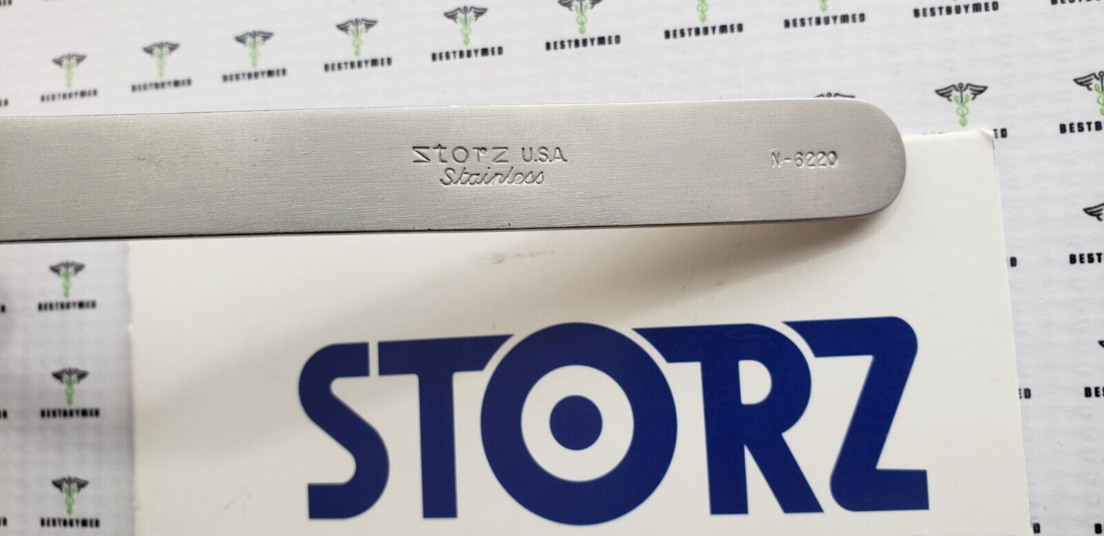 Storz N-6220 Surgical Ent Goodyear Uvula Retractor Angled Blade 6.5"