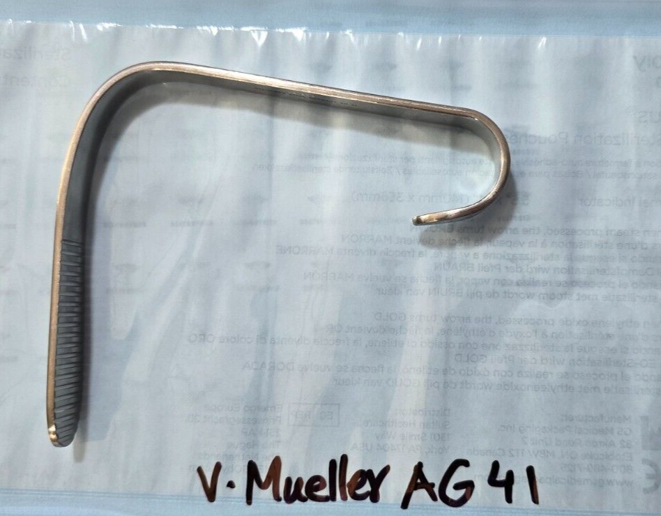 V. Mueller Tongue Depressor Surgical Dental Instruments