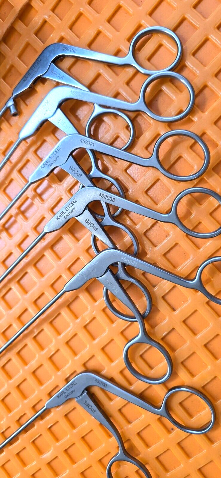 Karl Storz SilCut Punches Instruments GERMANY Set of 11 with Tray