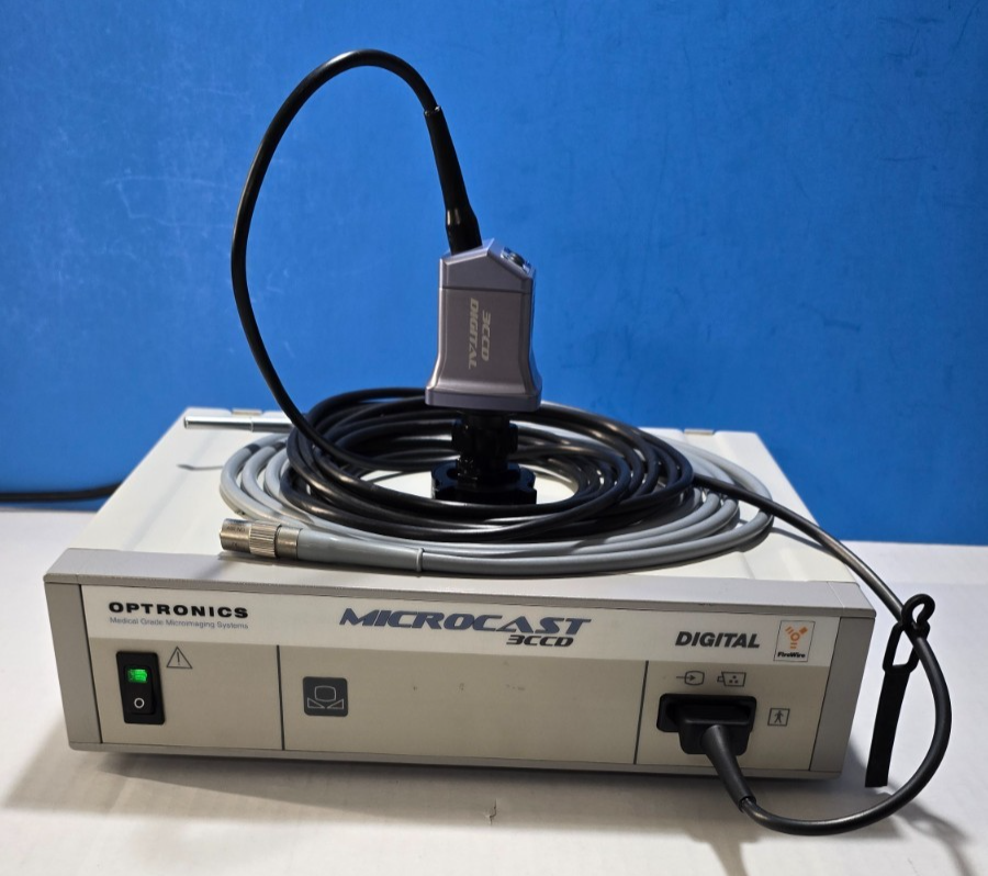 Microcast Tricam 3CCD Camera Olive Coupler Processor W Karl Storz 495 ND Cable