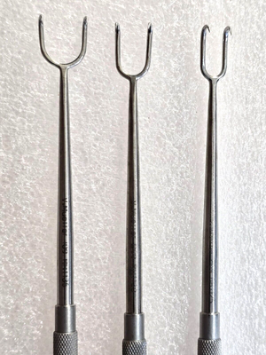 V.Mueller RH1135 Surgical Joseph Skin Hook 6.25" Double Prong 5,7,10mm Set