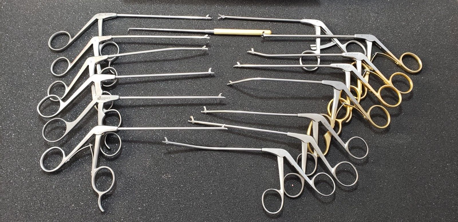 R.Wolf, EURO-MED Arthroscopy Biopsy Forceps Set of 14 with Instruments Rack