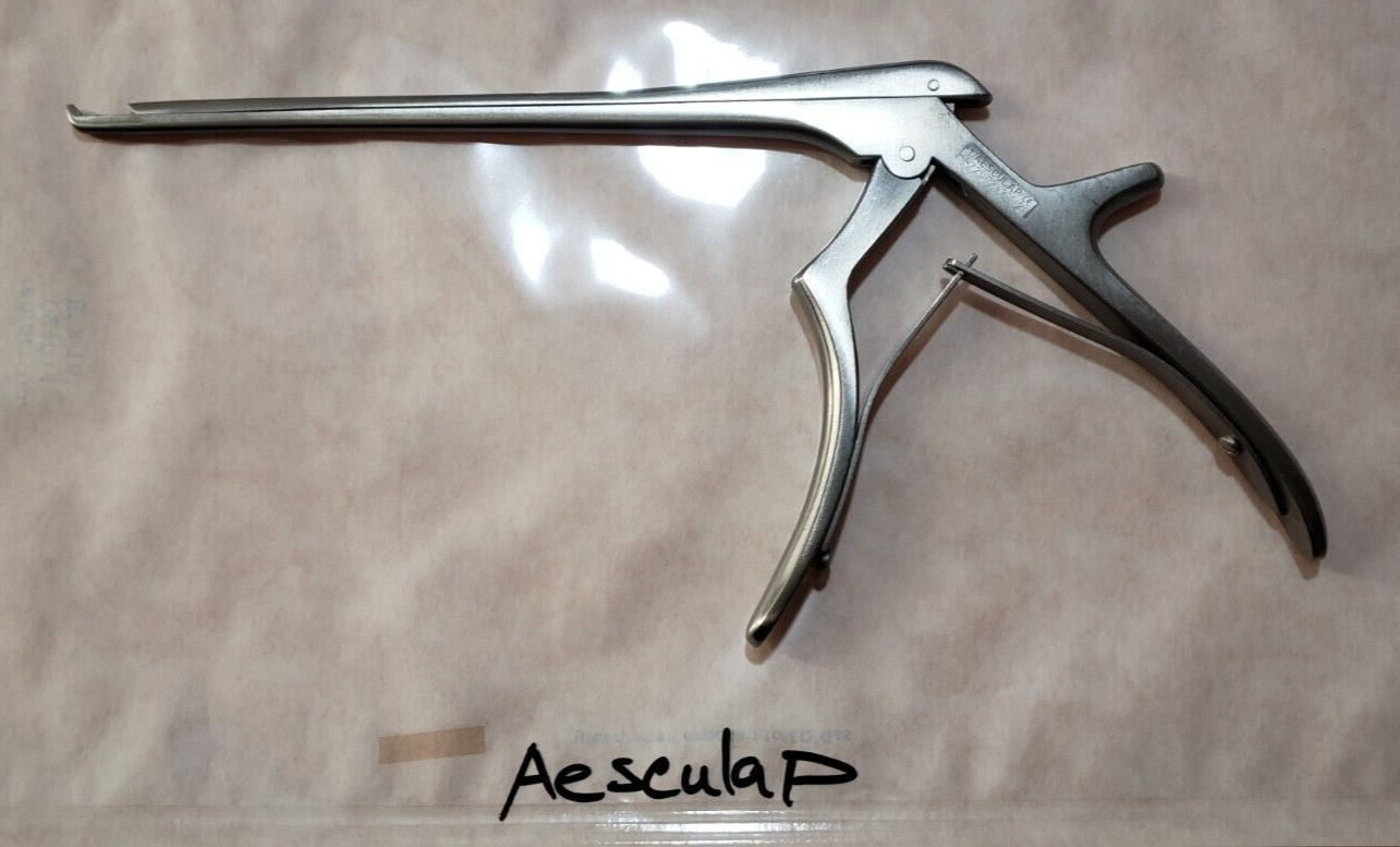 AESCULAP FF720R Surgical Orthopedic Kerrison Rongeur 3mm 40 Degree Shaft 8"