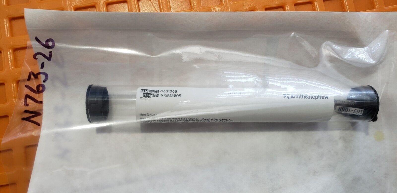 smith&nephew Surgical Orthopedic Hex Driver Short