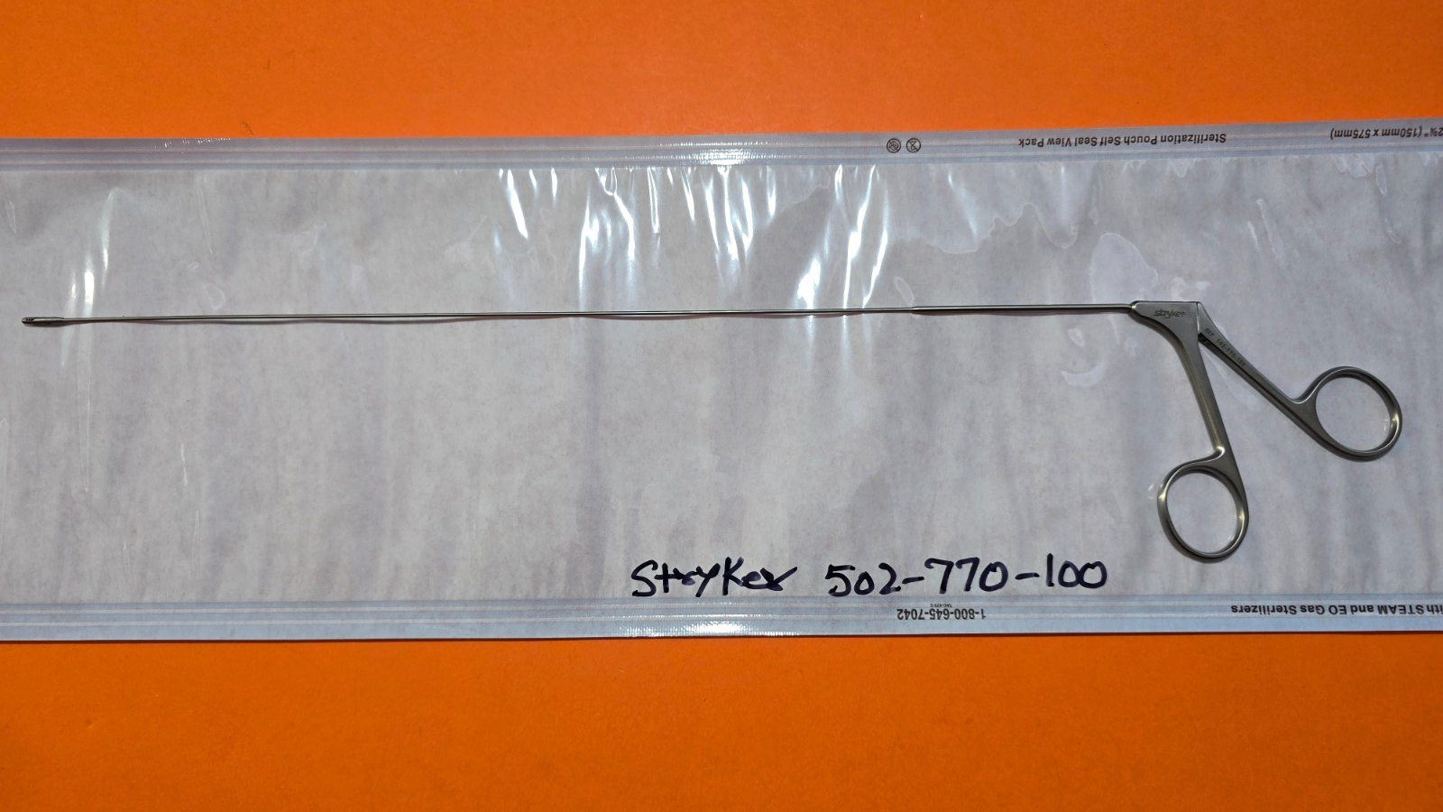 Stryker 502-770-100 Semi Rigid Grasping Forceps 7Fr Straight