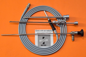 Karl Storz 27005 FA telescope 4mm x 12* & Sheath  495ND Fiber Optic Cable.