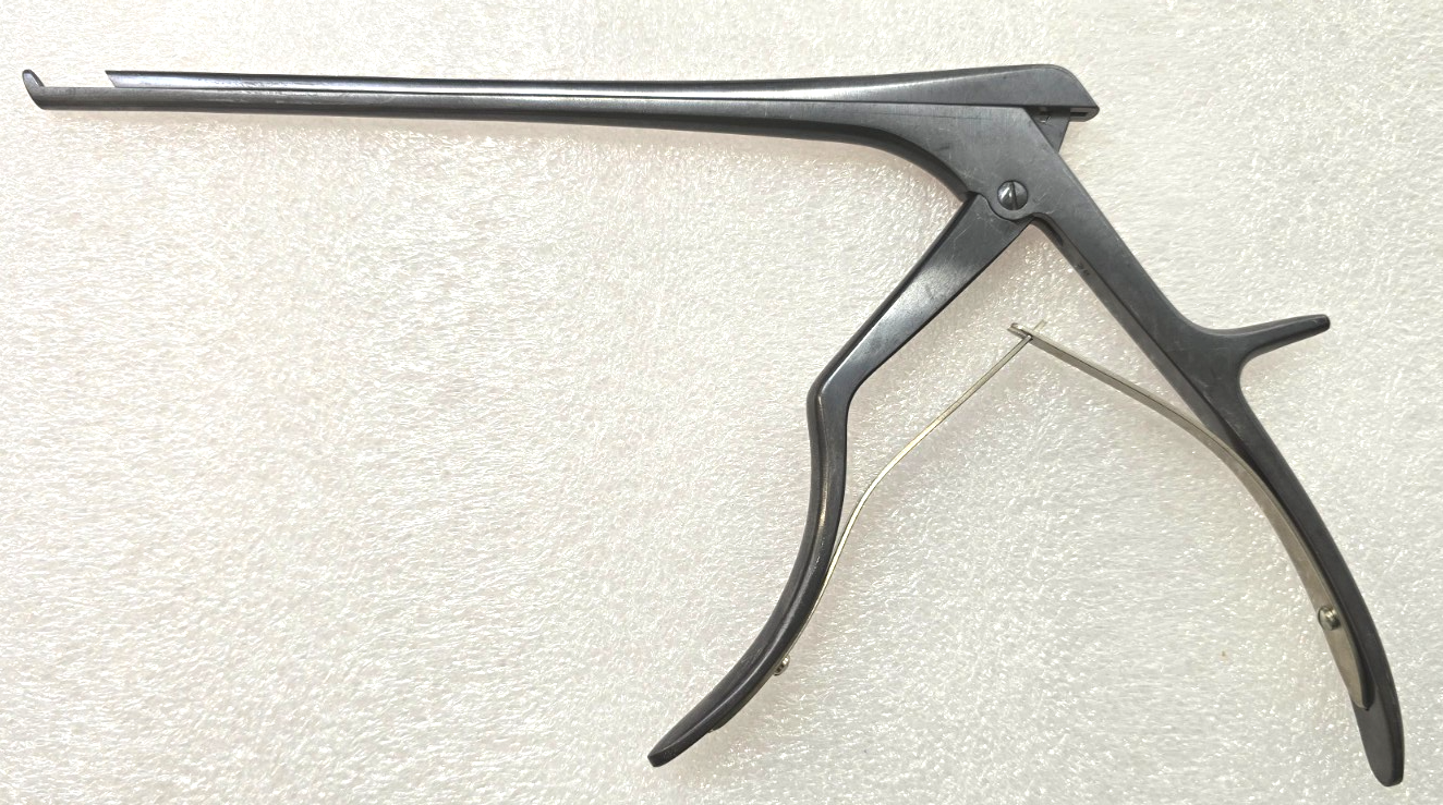 V.Mueller Orthopedic Spurling  Kerrison Rongeurs 8" shaft 4mm 40* up Black