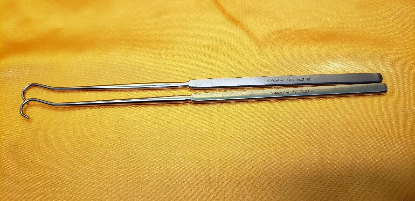 V. Mueller Surgical NL2460 Smithwick Nerve Hook 8.25" 21cm Lot of 2