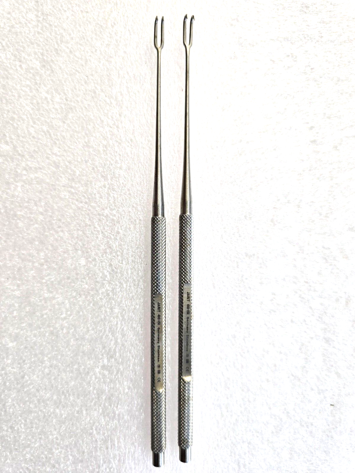 Jarit 410-151 Surgical Joseph Skin Hook 6.25" Double Prong 2mm Wide.