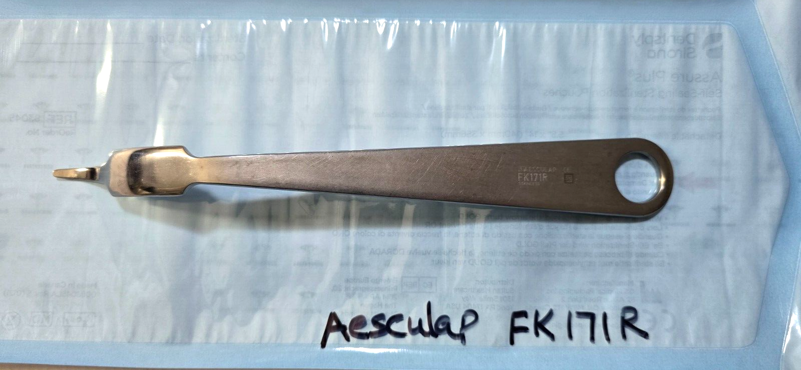 Aesculap Surgical Orthopedic Hohmann Retractor 8.25"  Blunt Tip