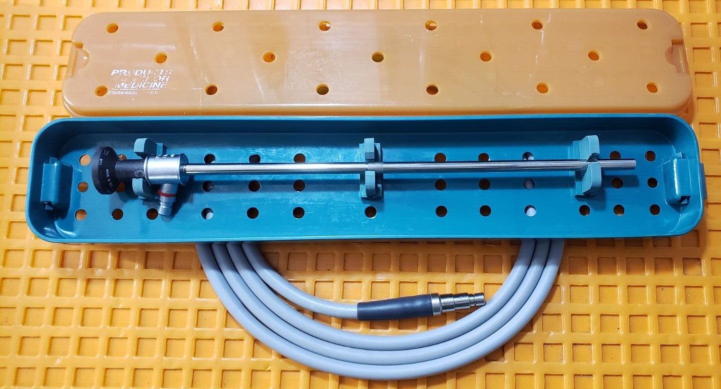 R.Wolf 8932.40 Lumina Telescope 8mm x 180* Autoclave with Fiberoptic Cable &Tray