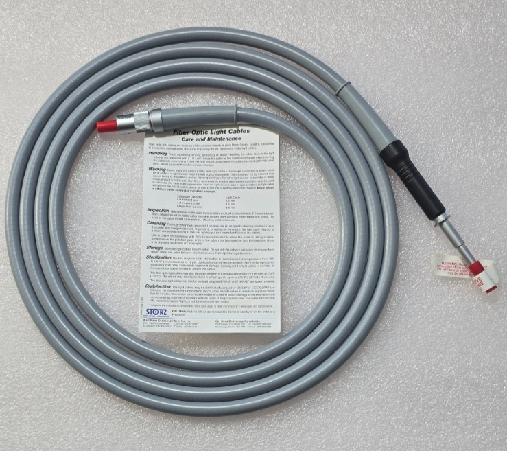 Karl Storz 495 NE Fiber Optic Cable 4.8mm x 300cm Autoclave (NEW)
