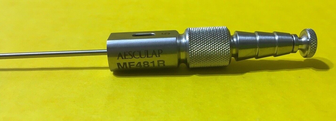 Aesculap  MF481R Surgical Neuro Frazier Suction Tube, Straight, 5FR
