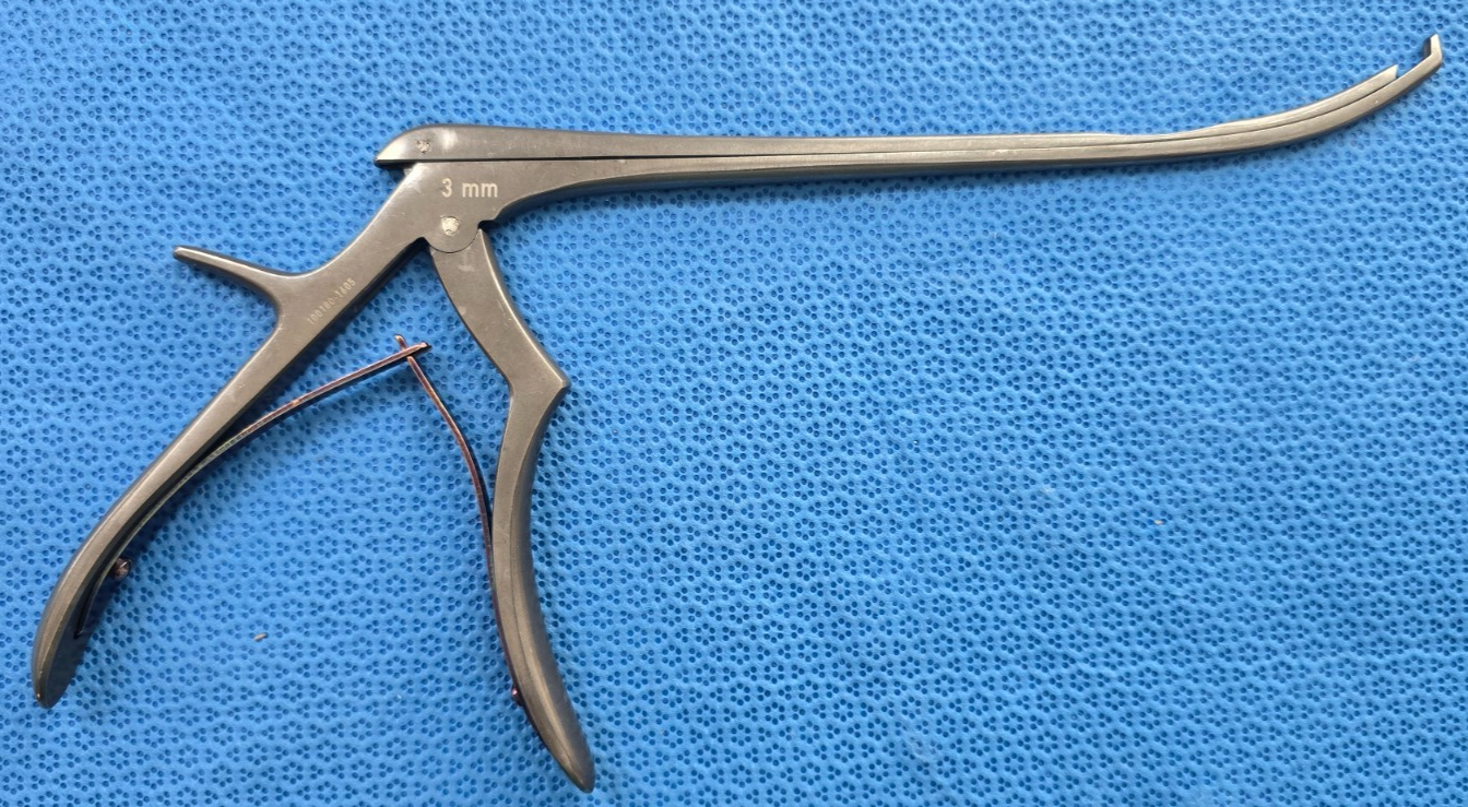 Ruggles Redmond RB4873D Stealth Kerrison Rongeurs 3mm Up 8" x40 Degree Angled
