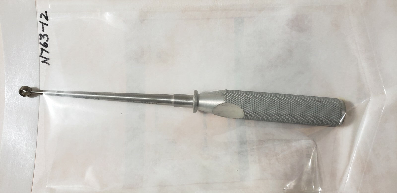 K-Medic KM 49-452 Surgical Orthopedic Cone Ring Curette 9" Straight #2 