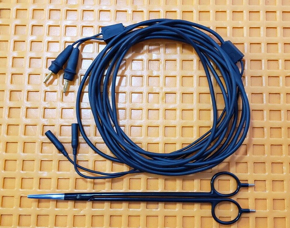 POWER STAR Metzenbaum Bipolar Scissors 9" Curved & Bipolar Cable