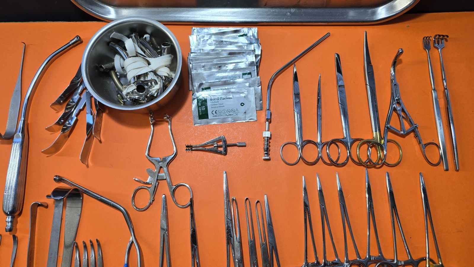 Aesculap, Pilling , Sklar, Jarit Surgical Tracheal Instruments Set with Tray #1