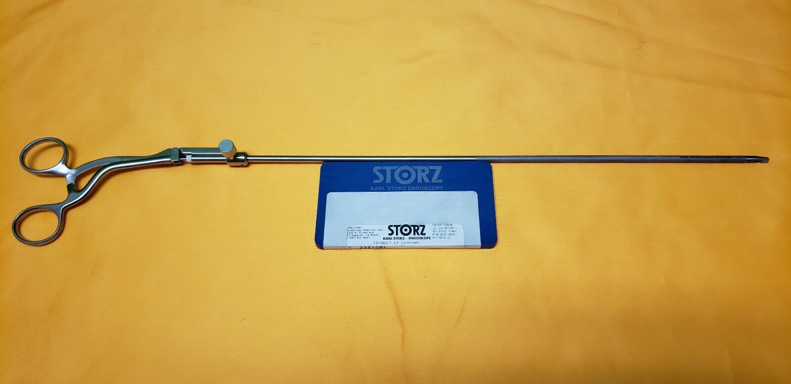 Storz 26173SQ SCARFI Needle Driver 5mm x 33cm Cheron Axial Handle W-Ratchet