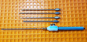 Pilling USA 53-1015 Surgical Cannula Set of 5 with Handle